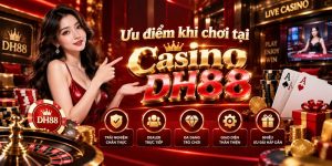 Ưu điểm nổi bật khi chơi đỏ đen tại Casino DH88