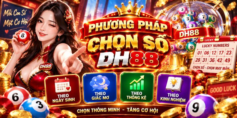 Các phương pháp chọn số Xổ số DH88 theo ngày sinh, giấc mơ và thống kê.
